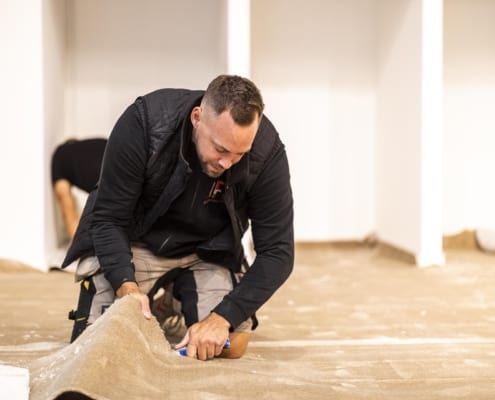 Danish Floor System arbejder på nyt gulv